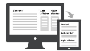 responsive web design custom layout, 