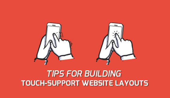 guidelines for touch supported website layout