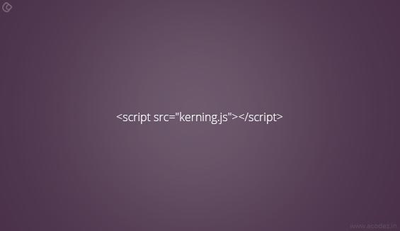Typographic Tools - KerningJS
