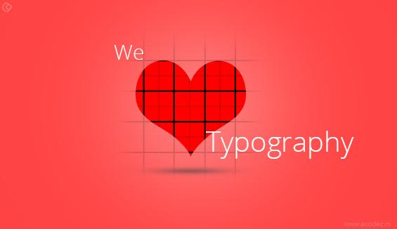 Typography trends for 2017