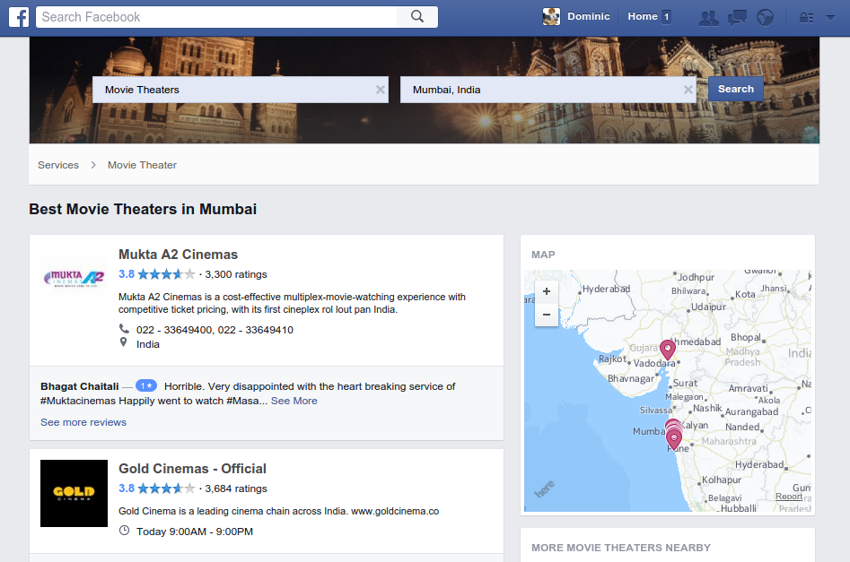 Facebook Services Directory