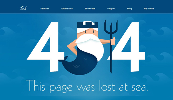 Fork CMS - 404 error page
