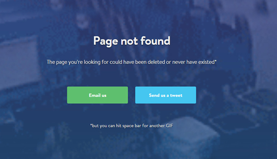 Marvel App - 404 error page