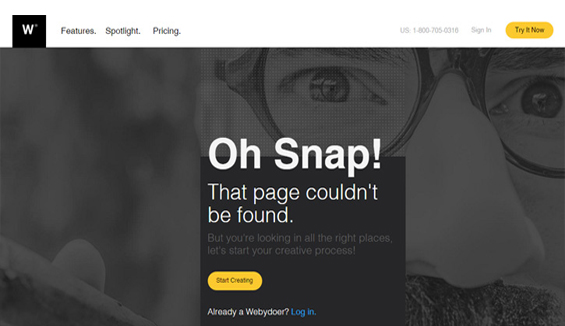 Weby do - 404 error page