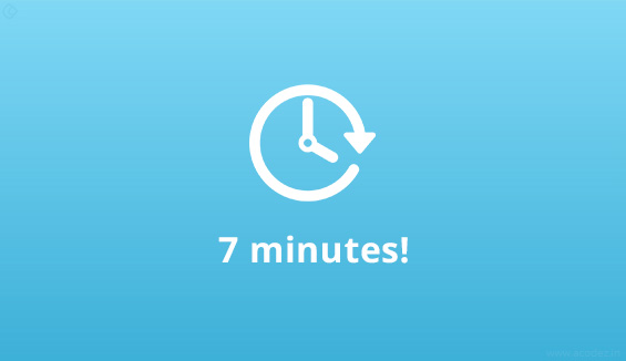 7 minutes and you are the owner of a full-fledged online business