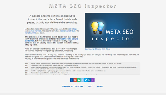 Meta SEO Inspector