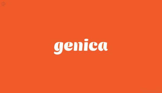 Genica - Free Fonts for Professional Web Design