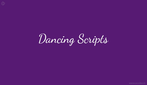 Dancing Script