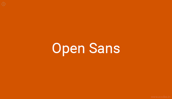 Open Sans