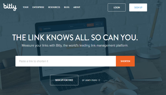 Bitly Tool For URL Shortening