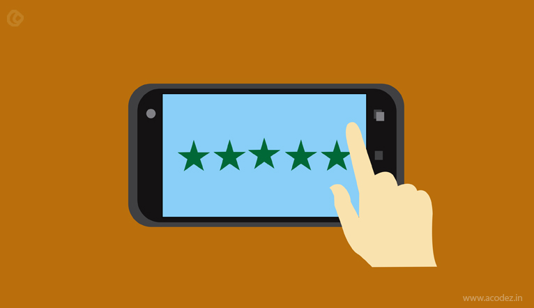 Rating of the apps