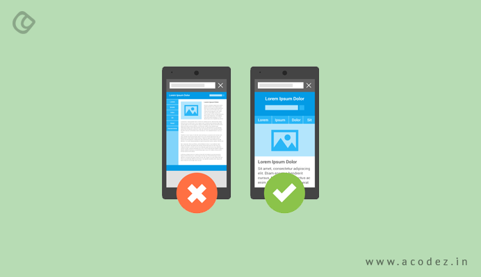 Responsive designs and mobile first