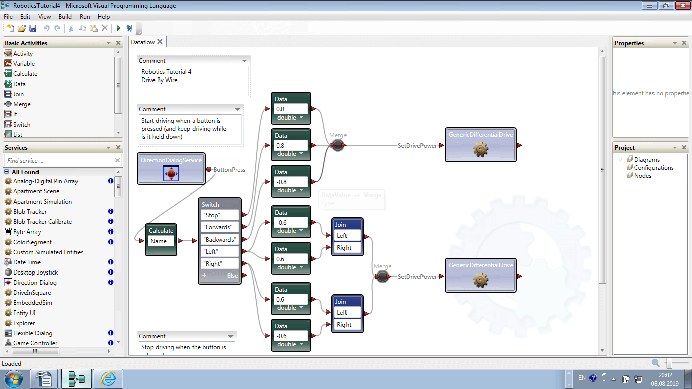 Microsoft robotics developer studio sales windows 10