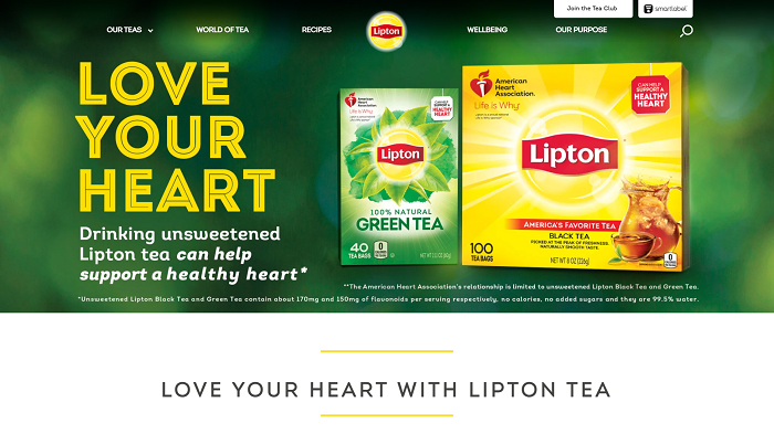 sustainable-web-design-example-lipton-green-tea