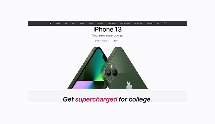 Apple’s Home Page