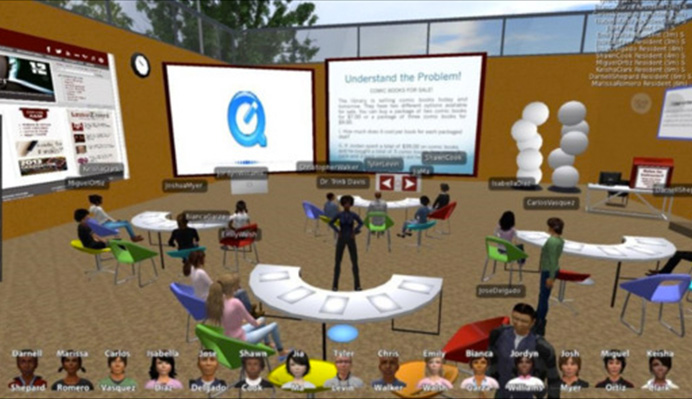  Problem-Solving Lesson in Virtual Middle School Classroom