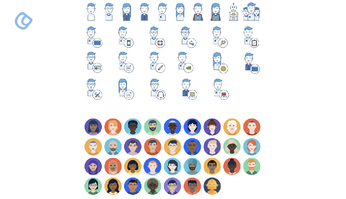 Atlassian’s Illustration Evolution, Which Now Prioritizes Diversity and Inclusion - Image Source: Nielsen Norman Group